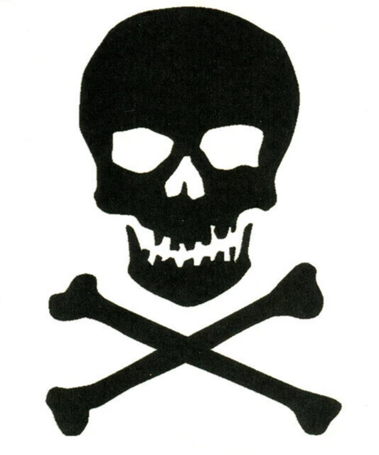 Skull Crossbones Temporary Tattoos Women Mens Kids Halloween Tattoo Pirate Fun