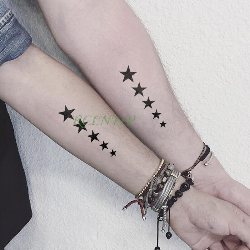 Star Stars Temporary Tattoos Neck Body Women Men Fake Sticker Waterproof Tattoo